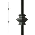 Steel Tube Spindles - 1/2 in. Round Series - Double Collar