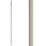 Satin Stainless Steel Tube Spindles - 3/4 in. Round - Plain