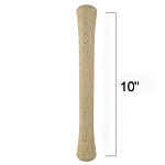 MB587 - Round Wood Collars - 10" Length