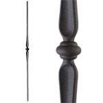 Steel Tube Spindles - 9/16" Round Series - Single Collar