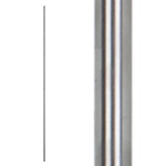 Satin Stainless Steel Tube Spindles - Round - Plain